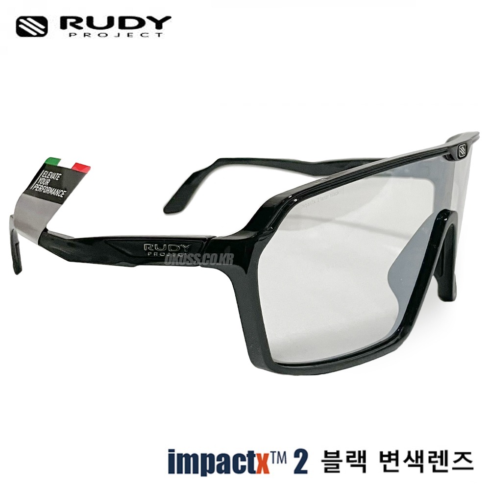 루디프로젝트 RUDY PROJECT/스핀쉴드 블랙 글로스/임팩트 2 레이저 블랙/SP727842-0000/SPINSHIELD/BLACK G/IMPX 2 LS BLACK (NOSE-BK)